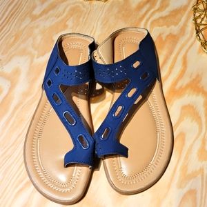 Asymmetrical sandals
